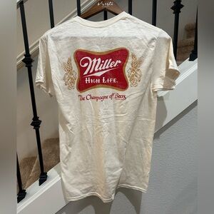 Tilly's Miller High Life Cream Tee